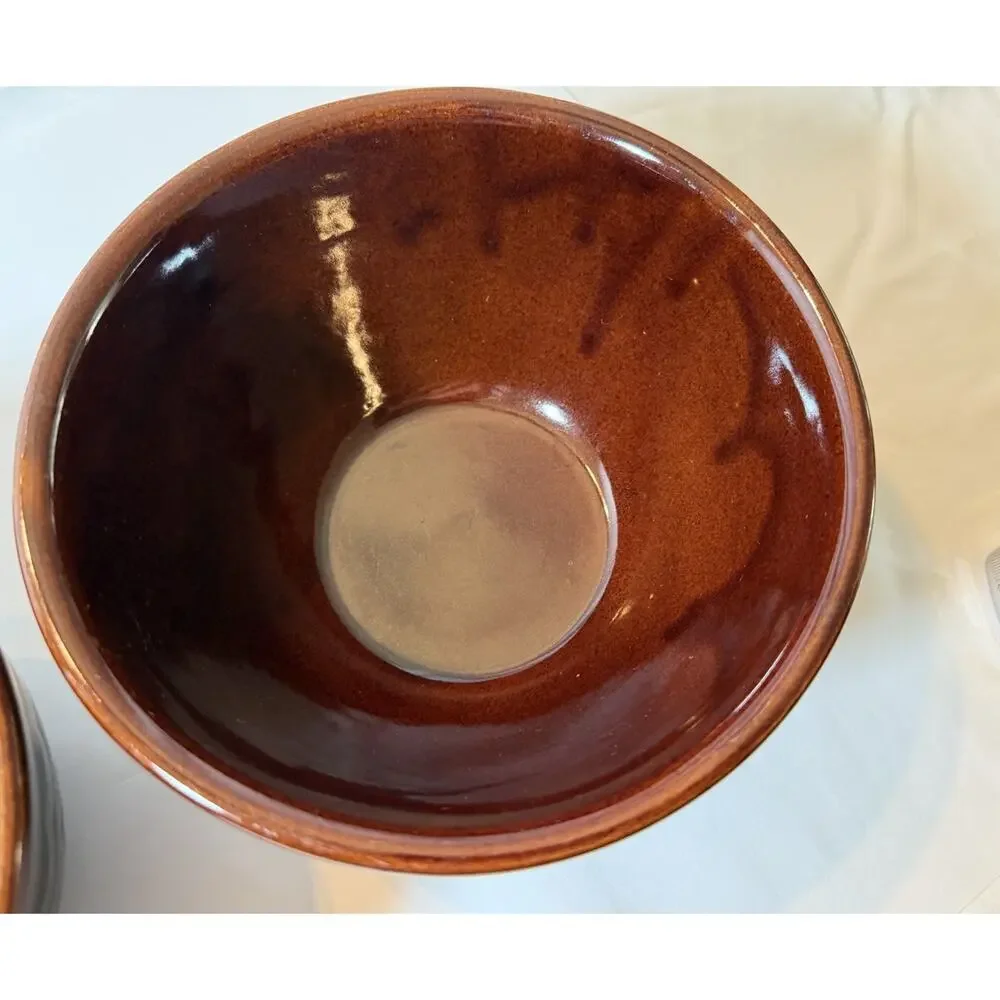 MarCrest Mixing Stoneware Bowl Oven Proof Set 2pc Embossed Floral 8